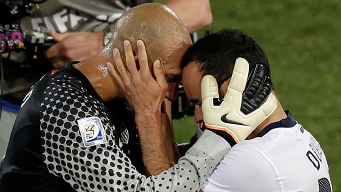 Tim Howard and Landon Donovan were World Cup teammates